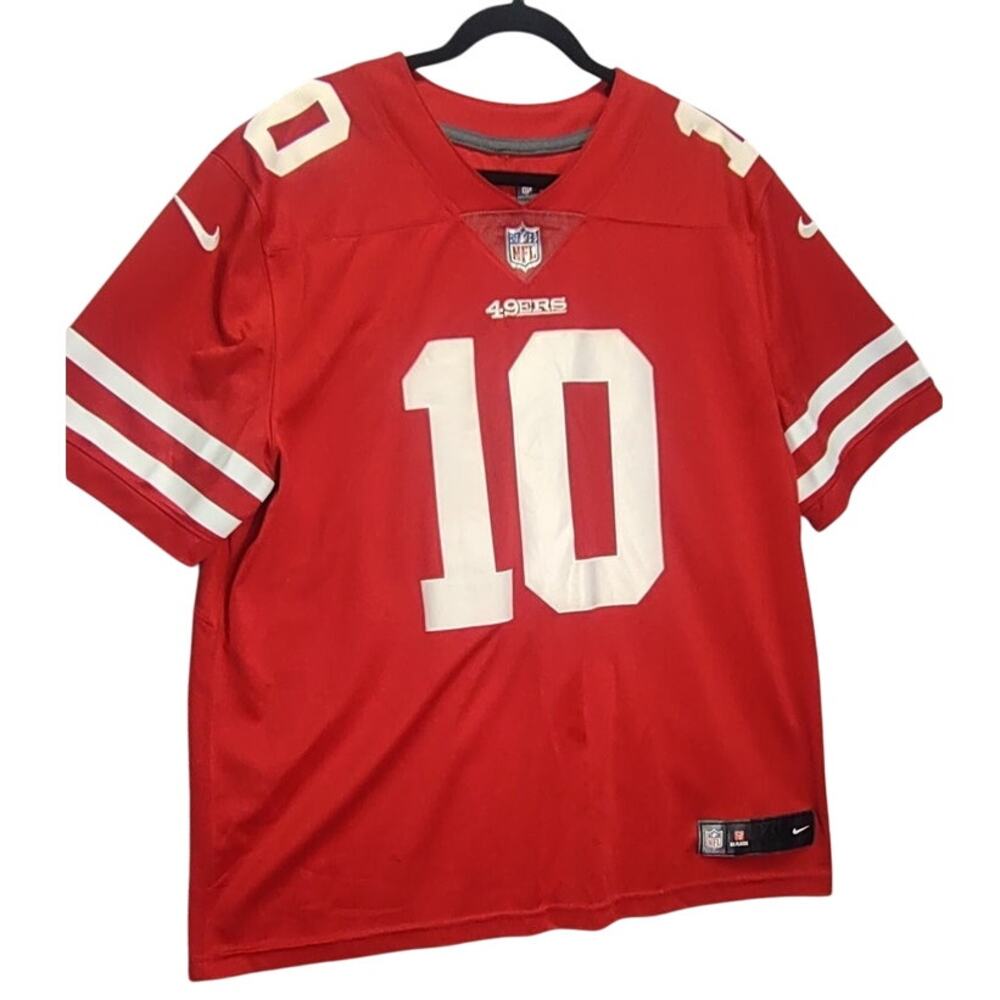 Jimmy Garoppolo San Francisco 49ers Red Jersey Nike On Field NFL Football - Picture 1 of 12